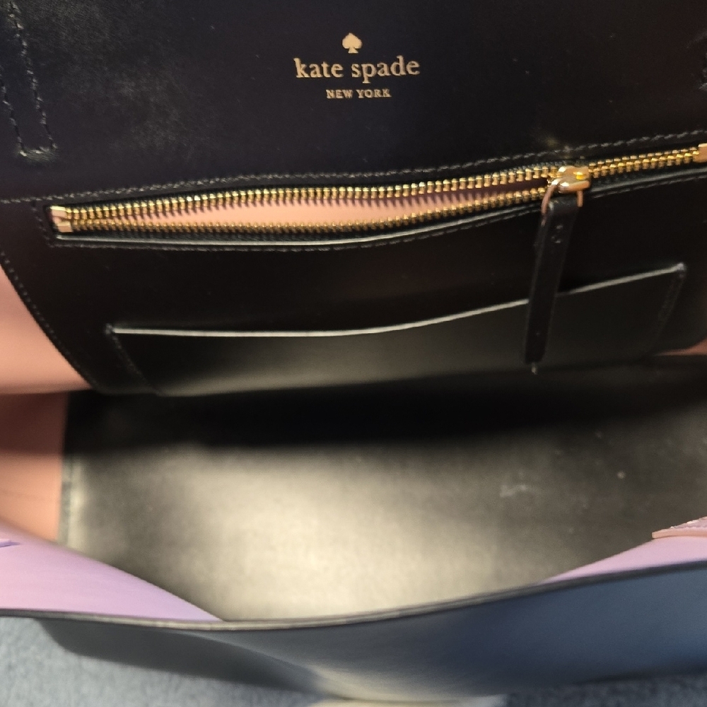 Kate Spade Black and Pink Bunny Tote With Matching Wallet - Picture 6 of 10